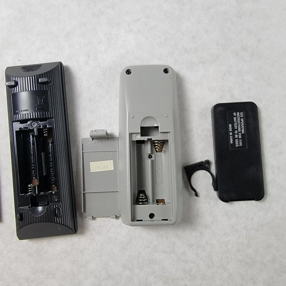 Lot of 5‎ TV DVD Remote Controls Sony Panasonic Sceptre